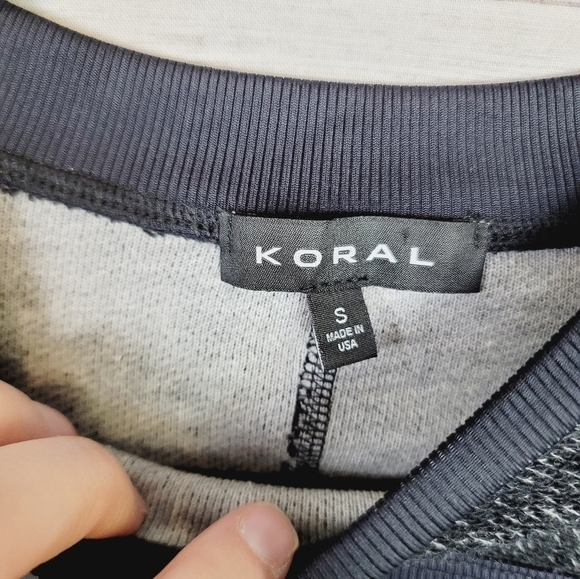 KORAL BREACH OPEN FRONT IN HEATHER GRAY/BLACK, SZ SMALL - Picture 5 of 10